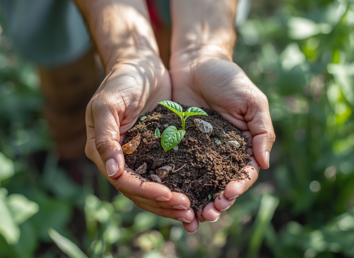 Grønt lys og rolig natur